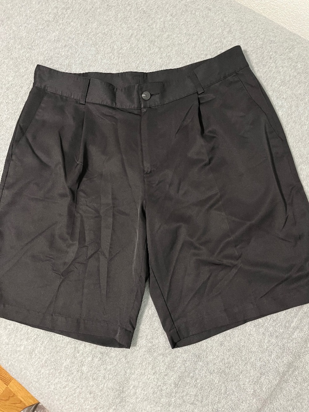 Mens Adidas Climalite Black Shorts Size 36 Golf Active Performance